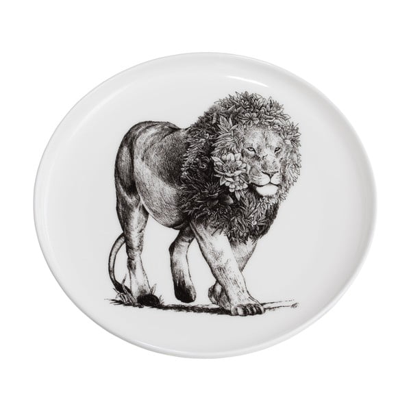 Бяла порцеланова чиния Marini Ferlazzo Lion, ø 20 cm - Maxwell & Williams