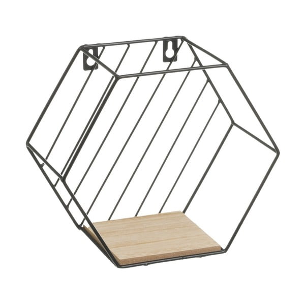 Черни/естествени рафтове в комплект от 3 броя 31 см - Casa Selección-image-2