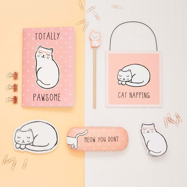 Комплект от 4 подложки Cutie Cat - Sass & Belle-image-1
