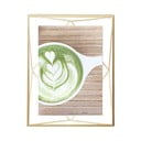 Метална стойка/рамка за стена в златист цвят 18x23 cm Prisma - Umbra