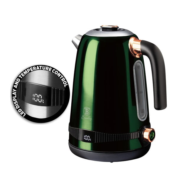 Зелен чайник 1,7 л Emerald Collection - BerlingerHaus-image-2