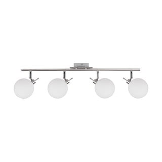 Лампа за таван в сребристо със стъклен абажур 12x82 cm Ghost - Candellux Lighting