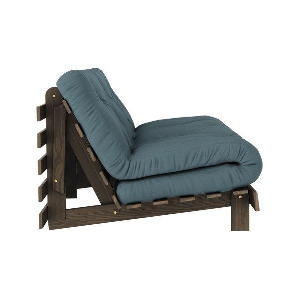 Разтегателен диван в петролен цвят 160 cm Roots - Karup Design-image-4