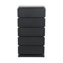 Черен метален скрин 37x72x26 cm Joey – Spinder Design