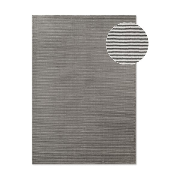 Антрацитно-кремав килим 200x280 cm Perles Dolomite – Elle Decoration