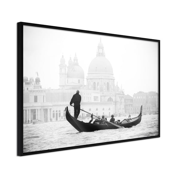 Плакат в рамка , 60 x 40 cm Symbols of Venice - Artgeist