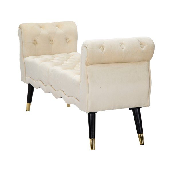 Кремава кадифена пейка Paris – Mauro Ferretti-image-4