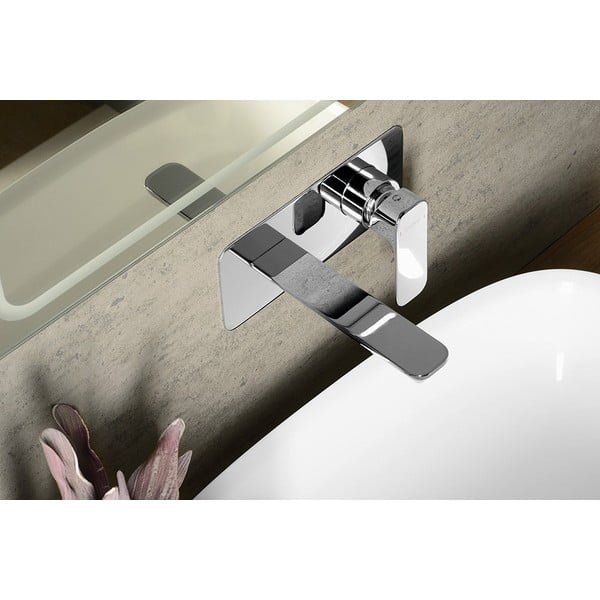 Вградена батерия за мивка в лъскаво-сребрист цвят (1 изход) Spy – Sapho-image-2