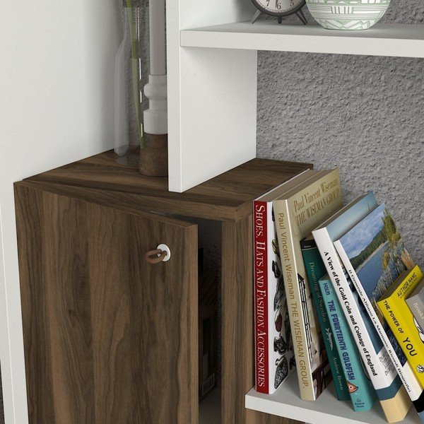 Шкаф с рафтове Punto, височина 156 cm - Tera Home-image-3