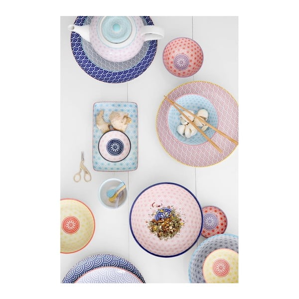 Malý modrý porcelánový talíř Tokyo Design Studio Star, ⌀ 16 cm-image-2