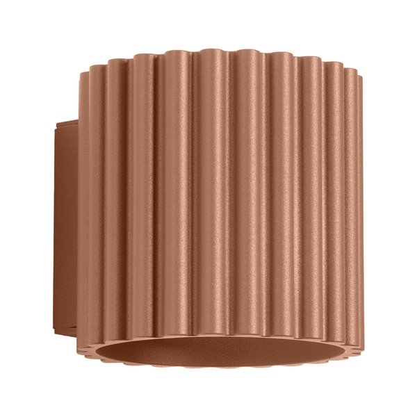 Светлокафява стенна лампа ø 10 cm Zora – Sollux