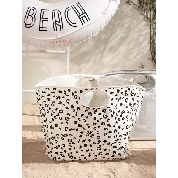 Бяло-черна плажна чанта Everything Bag - Sunnylife-image-1