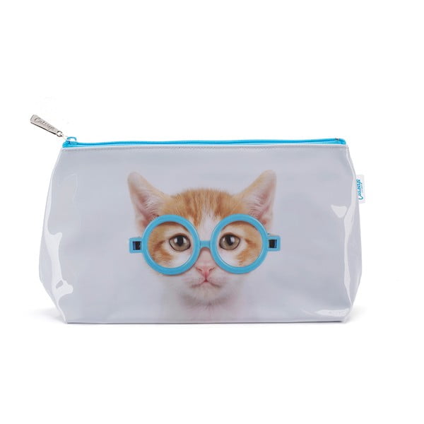 Toaletní taška Glasses Cat
