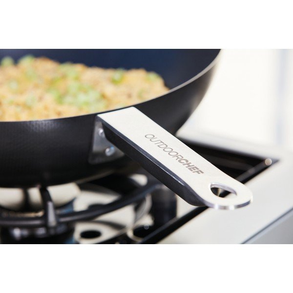 Грил стоманен тиган с капак ø 33 cm – Outdoorchef-image-1