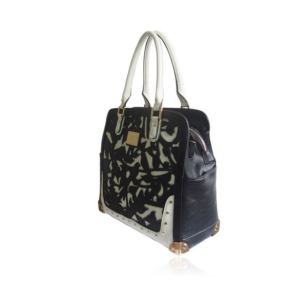 Kabelka LYDC L9116 Black and White-image-2