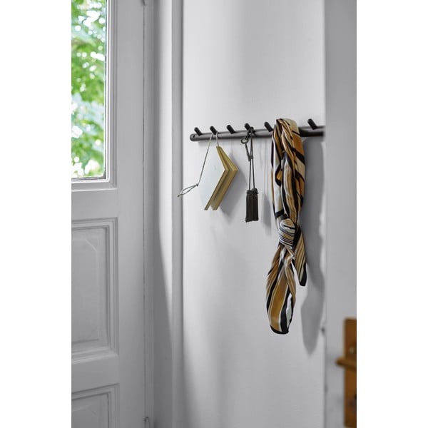 Стенна закачалка от дъбово дърво в естествен цвят Milford - Rowico-image-1