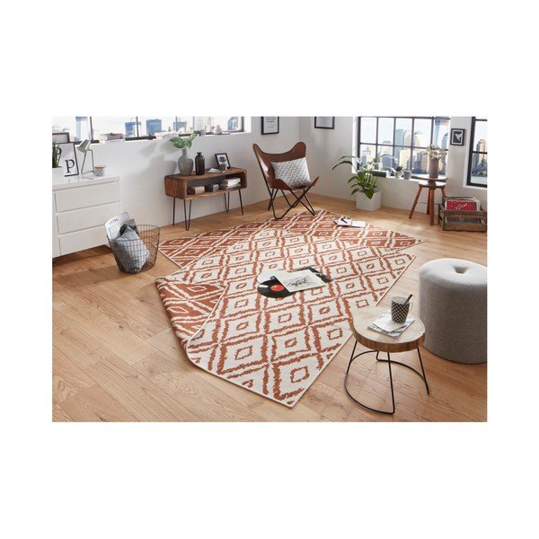 Червено-бял килим на открито , 80 x 150 cm Rio - NORTHRUGS-image-4