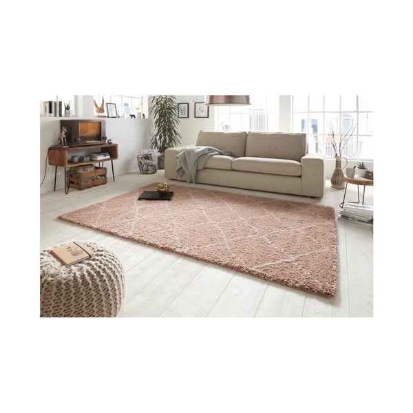 Růžový koberec Mint Rugs Allure Ronno Rose Creme, 120 x 170 cm-image-2
