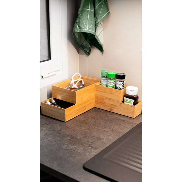 Бамбукова кутия , 22,5 x 15 x 6,35 cm - Compactor-image-1