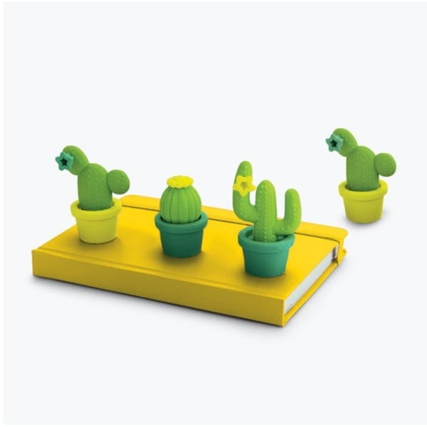 Комплект от 4 гумички за хартия Cactus - Just Mustard