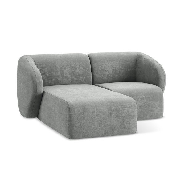 Сив шенилов ъглов диван (ляв ъгъл) Lani – Makamii-image-4