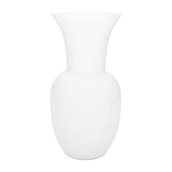 Бяла стъклена ваза (височина 26 cm) – Brandani