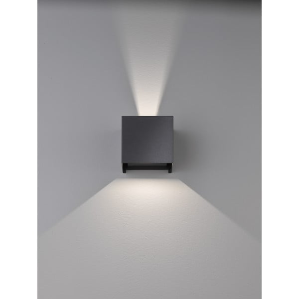 Черна LED светлина за стена - Fischer & Honsel