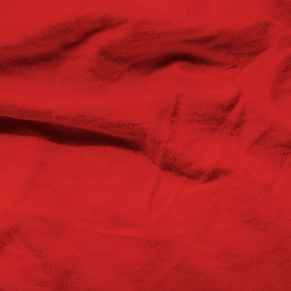 Červené elastické prostěradlo Homecare, 190-200 x 200-220 cm
