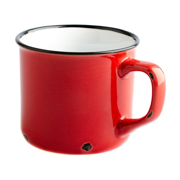 Червена керамична чаша Story Time Over Tea, 230 ml - Dakls