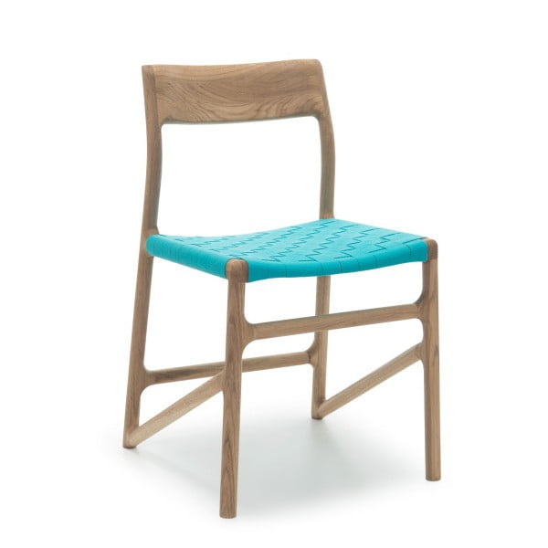 Židle Fawn White Pigment Gazzda, modrá