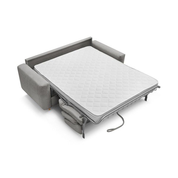 Сив диван за ежедневно спане/сгъваем 200 cm Cocoone – Bobochic Paris-image-3