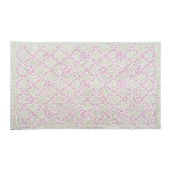 Krémový bavlněný koberec Floorist Powder, 60 x 90 cm-image-2