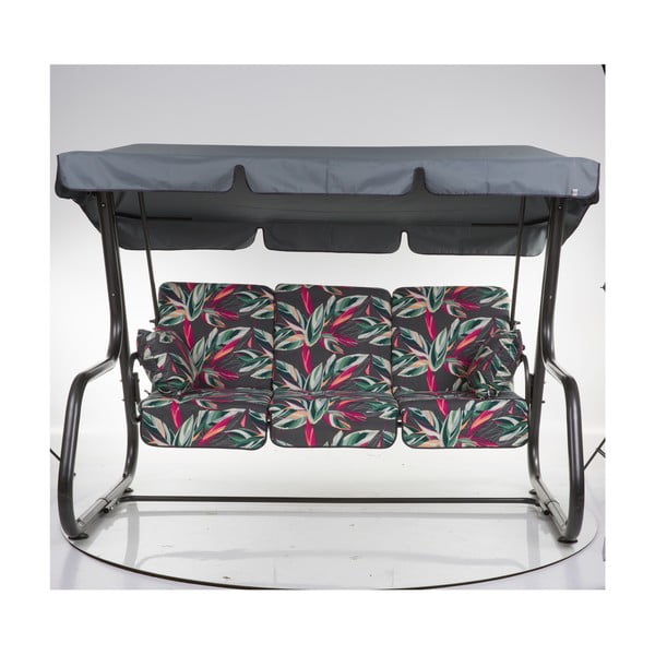 Тъмносива градинска люлка метална Rimini – Dajar-image-1