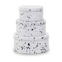 Метални кутии в комплект 3 бр. за торти Speckled – Premier Housewares
