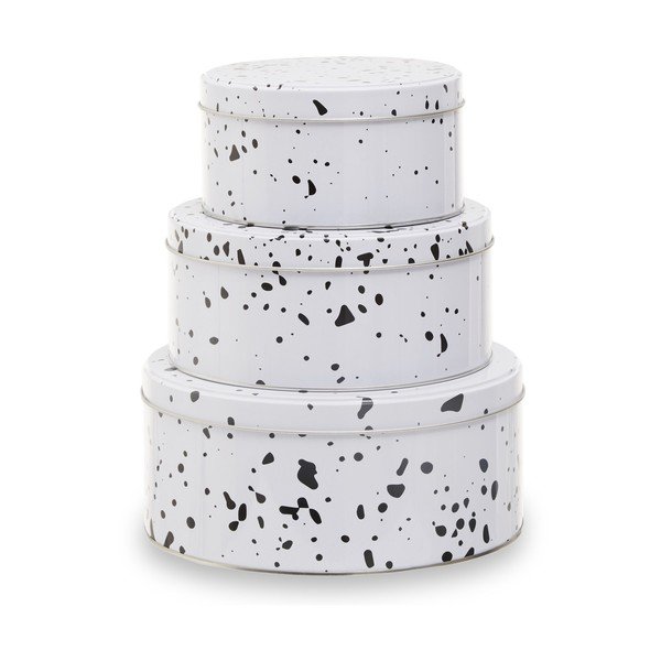 Метални кутии в комплект 3 бр. за торти Speckled – Premier Housewares