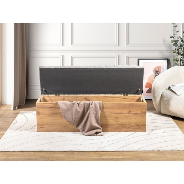 Светлосива и естествена пейка Oceane – Bobochic Paris-image-2