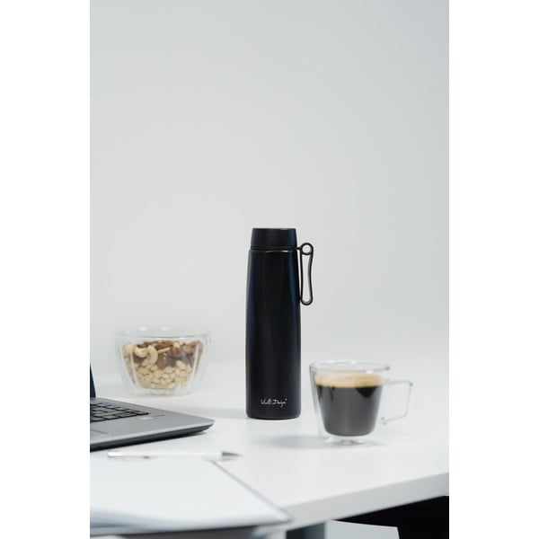 Черен термос 500 ml Fuori – Vialli Design-image-1