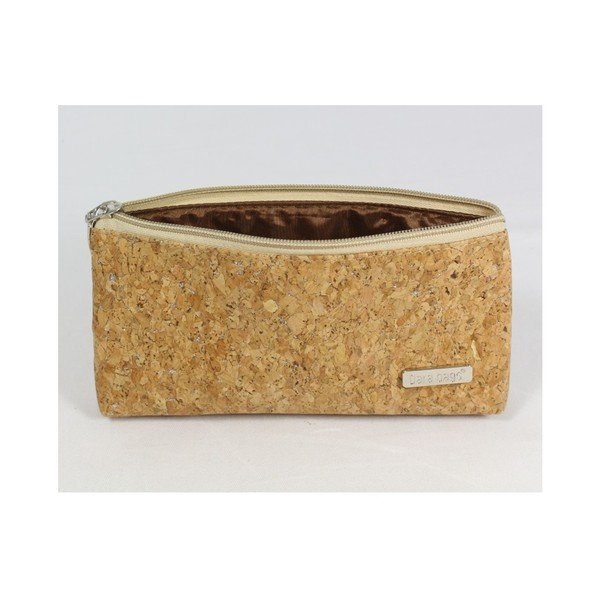 Горчивокафява козметична чанта Baggie Middle No.750 - Dara bags-image-2