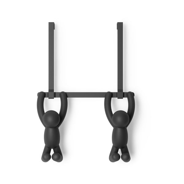 Черна пластмасова закачалка за врата 22 см Buddy - Umbra-image-3