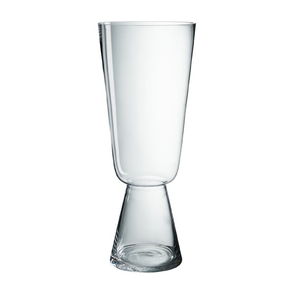 Стъклена ваза Hurric, височина 38 cm - J-Line