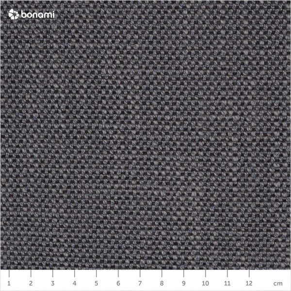 Тъмносиво двойно легло 180x200 cm тапицирано с място за съхранение с включена подматрачна рамка Atesio – Meise Möbel-image-1