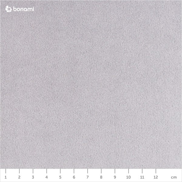 Светлосиво кадифено столче за крака Santo - Milo Casa-image-1