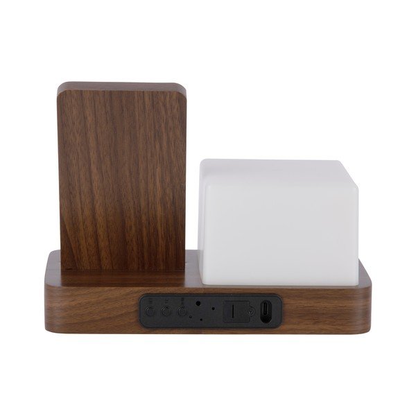 Дигитална/настолна аларма с безжично зарядно Retro LED Night Light – Karlsson-image-4