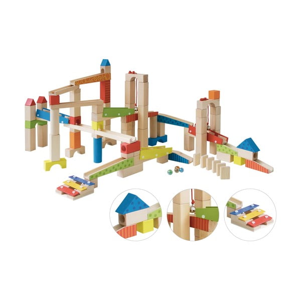 Дървена писта за топчета Marble Run – Roba-image-4