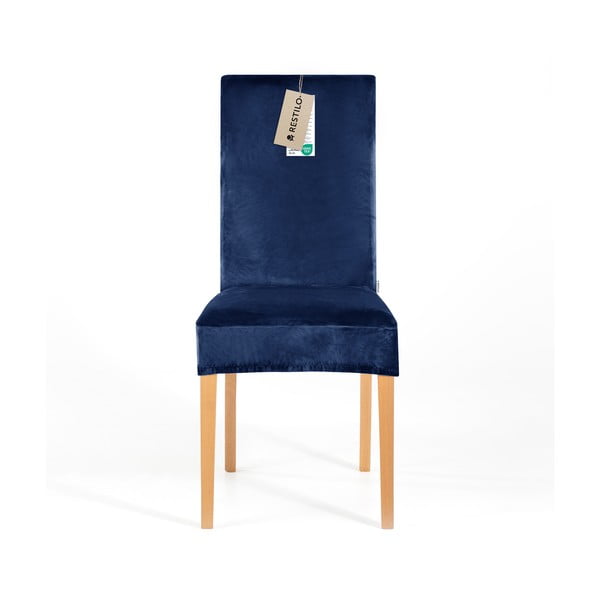 Сини ластични покривала за стол в комплект от 4 бр. 48 cm Sento – Restilo-image-2