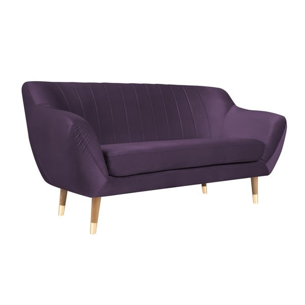 Диван от лилаво кадифе , 158 см Benito - Mazzini Sofas-image-2