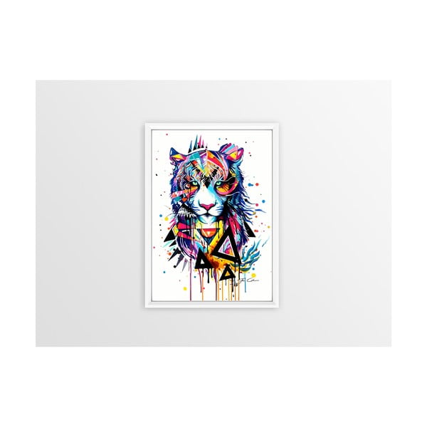 Плакат Rainbow Tiger, 33,5 x 23,5 cm - Piacenza Art
