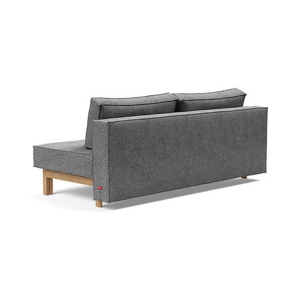 Сив разтегателен диван 200 cm Sly wood - Innovation-image-1