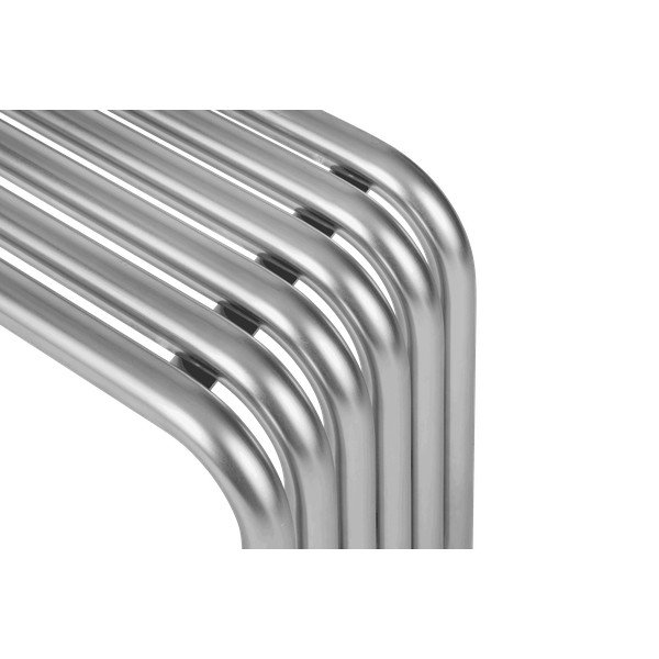 Градинска пейка метална в сребрист цвят Nokk – noo.ma-image-4