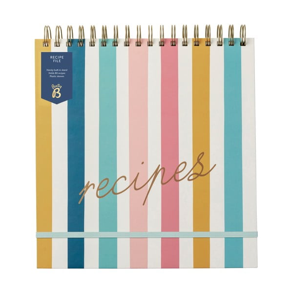 Тефтер за рецепти 80 стр. Stripe – Busy B-image-1